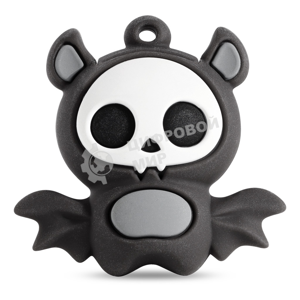 Флешка USB Smartbuy Wild Bat (SB32GbBat), 32Gb, USB 2.0, R/W 25/15, черный/серый/белый
