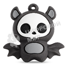 Флешка USB Smartbuy Wild Bat (SB32GbBat), 32Gb, USB 2.0, R/W 25/15, черный/серый/белый