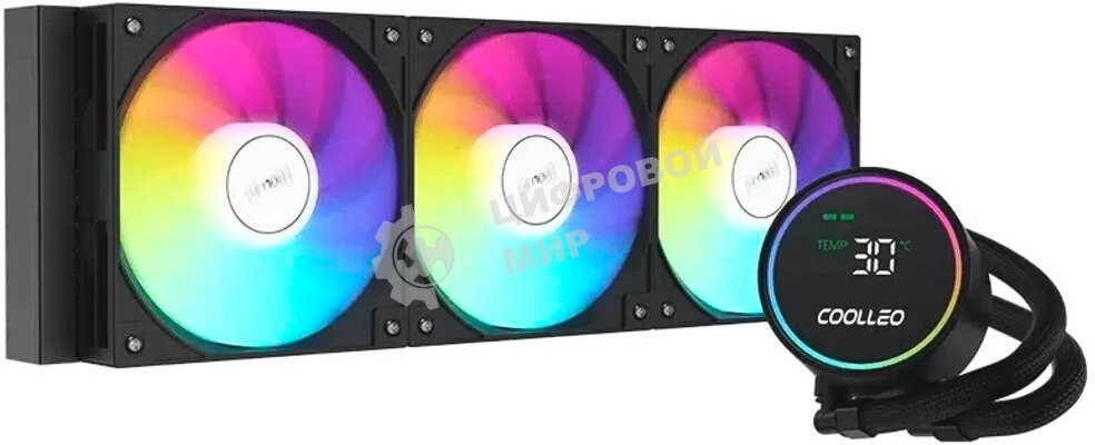Система жидкостного охлаждения Coolleo ICE Fairy DIG 360 LITE BK (DIG-360-LITE-BK)