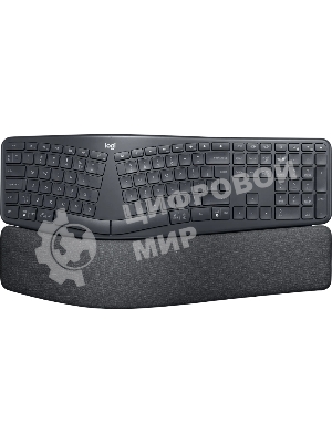 Клавиатура Logitech Ergo K860 беспроводная, Bluetooth, радиоканал, чёрный