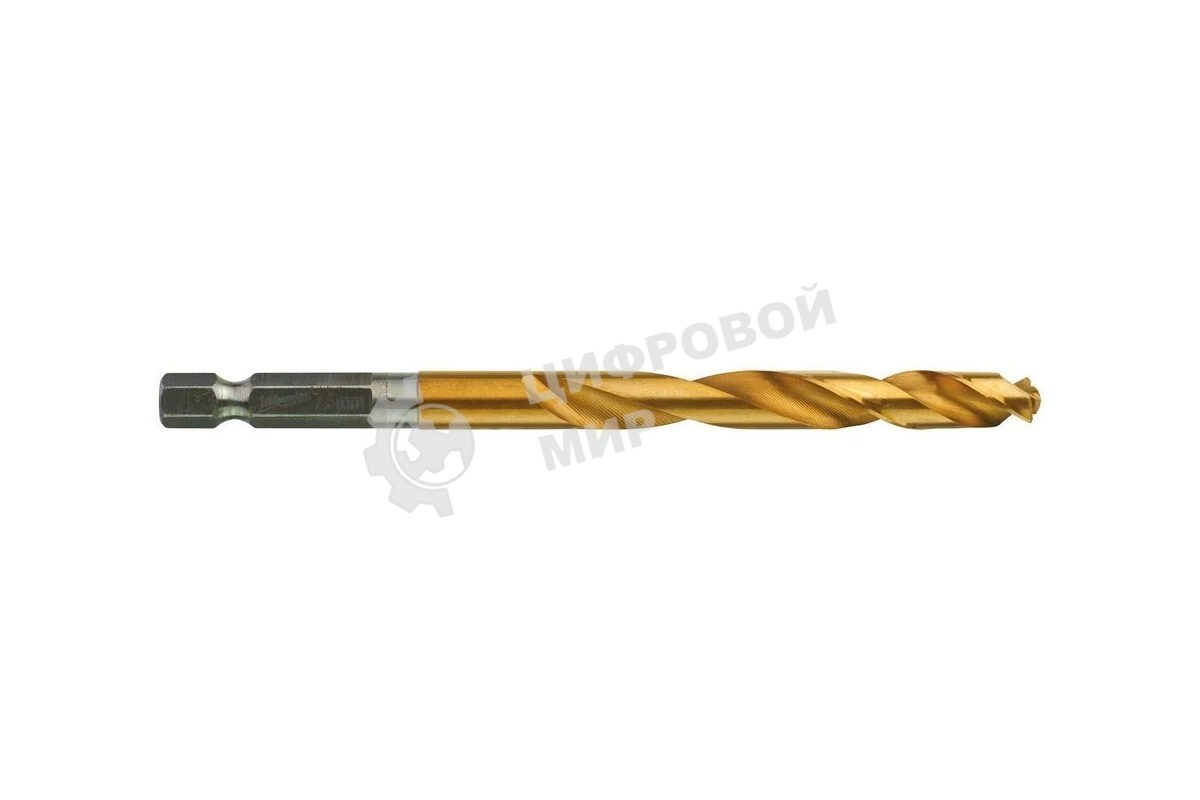 Сверло по металлу Milwaukee RedHEX HSS-TiN 7.5мм (48894718)