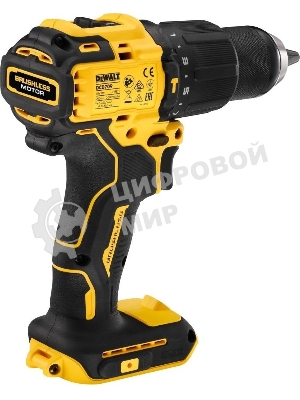 Дрель-шуруповерт DeWalt DCD709D2T, 18 В, 2 Ач, 65 Нм, бесщеточный