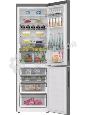 Холодильник Haier C2F636CFRGU1 серебристый двухкамерный 256/108 л морозилка снизу, No Frost