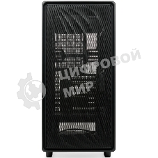 Компьютерный корпус без блока питания HSPD M510, Mesh Mid Tower, черный, TG, 0.5 SPCC, no fans ATX, mATX, mITX 180/280/160мм 1x2.5