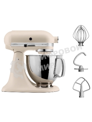 Настольный миксер с откидным блоком KitchenAid 5KSM125EMH Artisan 4.8 л, кремовый