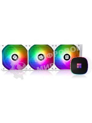 Система жидкостного охлаждения Thermalright Frozen Horizon 360 V2 Soc-AM5/AM4/1200/1700/1851 белый 4-pin 29.5dB Al Ret (F-HORIZON-360-WH-V2)