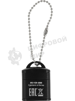 Кард-ридер Buro BU-CR-200/черный/micro-SD/USB 2.0/пластик