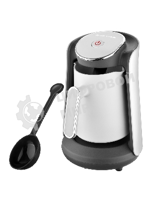 Электрическая турка BRAYER BR1142 белый/серый, исп. кофе -молотый, 0.5 л, 500 Вт.