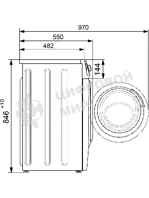 Стиральная машина Atlant СМА 70С1210-А-00 белый, загрузка фронтальная 7 кг, 1200 об/мин., класс: А+++