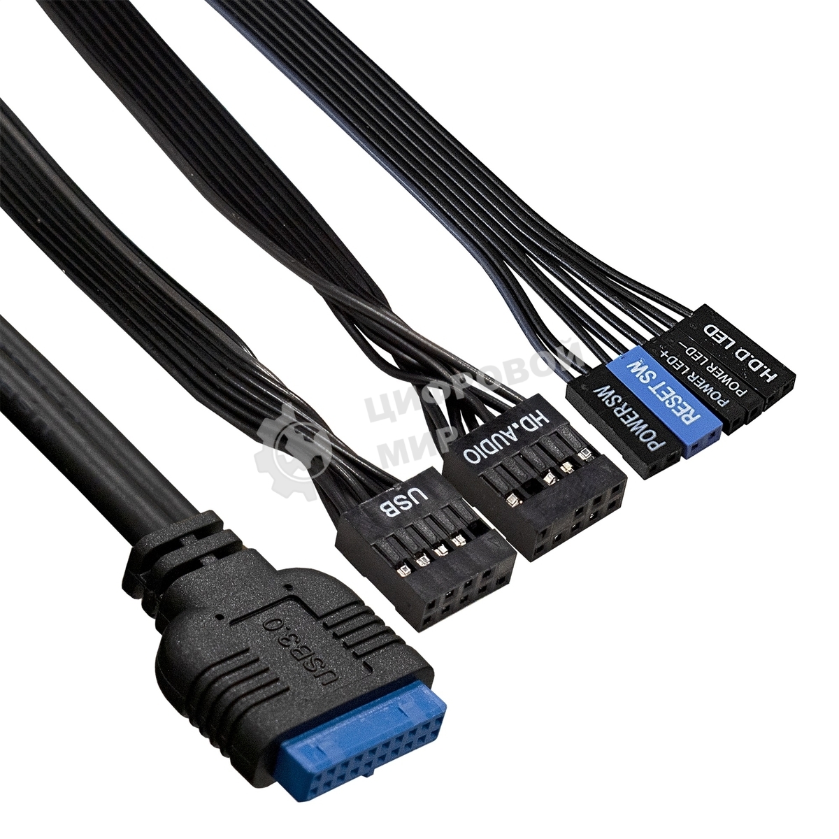 Компьютерный корпус Miditower ExeGate AA-442U2-AA350 (ATX, AA350 8 см, 1хUSB+2хUSB 3.0, аудио, черный)