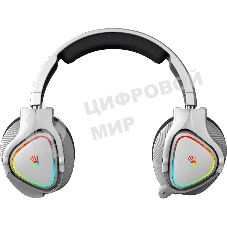 Гарнитура проводная с микрофоном A4Tech Bloody MR710 серый BT оголовье (MR710 GREY)