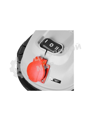 Строительный пылесос Ресанта ПС-1500/30 серебристый, 1500 Вт, уборка сухая/влажная/выдув, пылесборник мешок, 30 л