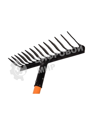 Грабли витые ВИХРЬ 14 зубьев, сталь, с фиберглассовым черенком 73/7/1/12