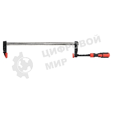 Струбцина F-образная усиленная Deli DL111280Z 800x120 мм, макс. усилие зажима 3500N, резьба 16мм