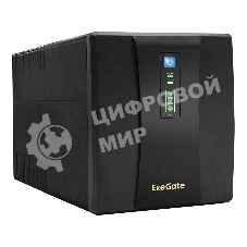 Источник бесперебойного питания ExeGate EP285507RUS SpecialPro UNB-1600.LED.AVR.EURO.RJ.USB 1600VA/950W, LED, AVR, 4 евророзетки, RJ45/11, USB, черный