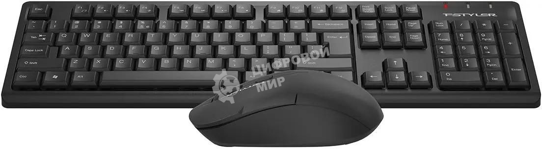 Клавиатура + мышь A4Tech Fstyler FG1200S клав:черный мышь:черный USB беспроводная Multimedia