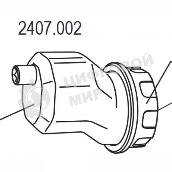 Эксцентриковая насадка ИНТЕРСКОЛ для КомбиМАКС 2407.002