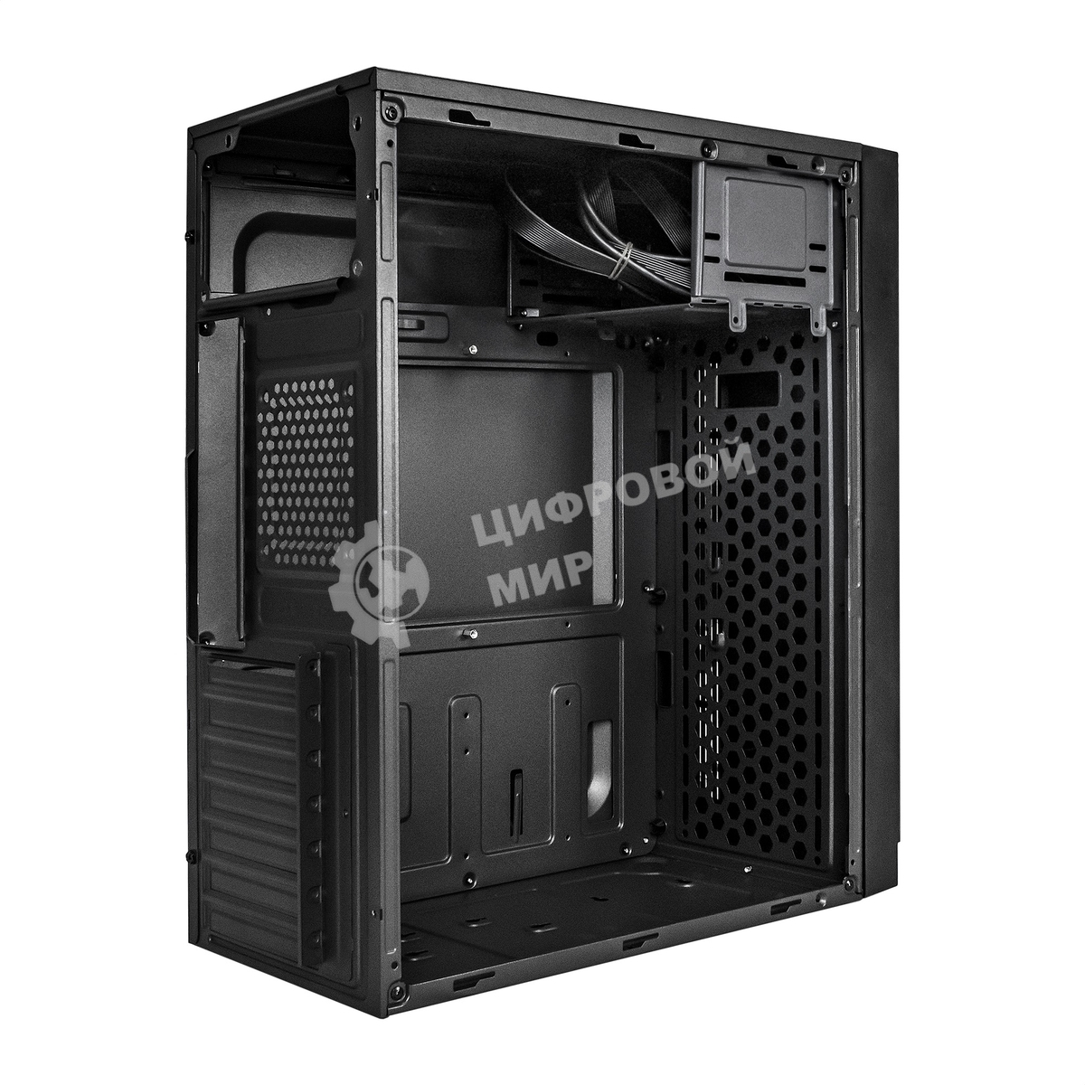Компьютерный корпус Miditower ExeGate AA-442U2-AA350 (ATX, AA350 8 см, 1хUSB+2хUSB 3.0, аудио, черный)