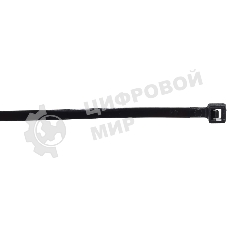 Нейлоновые стяжки Fortisflex КСС 3х100 черный 100 штук