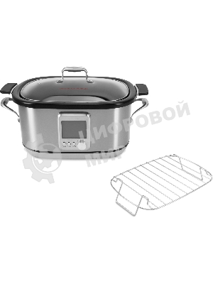 Мультиварка Rondell RDE-MC608 6л 1250Вт серебристый/серый