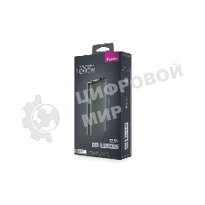 Портативный аккумулятор OLMIO QL-10, 10000mAh, 22.5W, QuickCharge3.0/PowerDelivery, LCD, серый