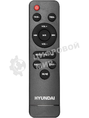 Микросистема Hyundai H-HA630 черный 150Вт FM USB BT SD/MMC/MS