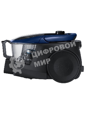 Пылесос Samsung SC18M3120VB синий, 380/1800 Вт, уборка сухая, пылесборник контейнер 2 л