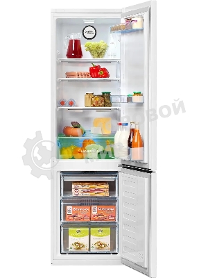 Холодильник Beko B3R0CNK312HW белый двухкамерный 200/76л морозилка снизу, No Frost