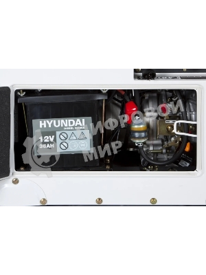 Электрогенератор дизельный Hyundai DHY 8500SE-T, 7.2 кВт, 72 дБ, 169 кг