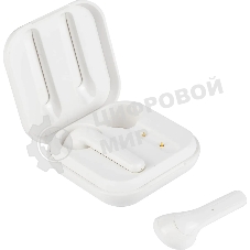 Наушники TWS UBEAR Vibe белый, вкладыши, Bluetooth, до 4 ч