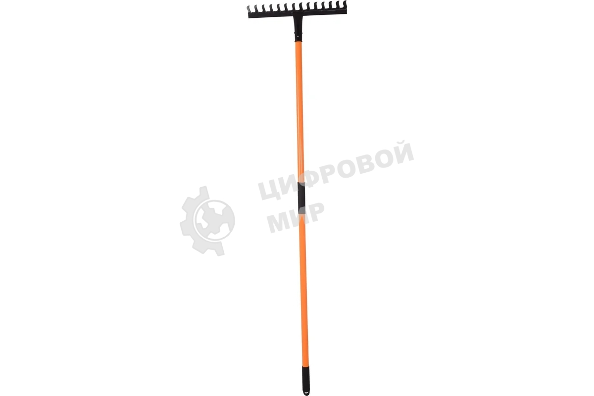 Грабли витые ВИХРЬ 14 зубьев, сталь, с фиберглассовым черенком 73/7/1/12