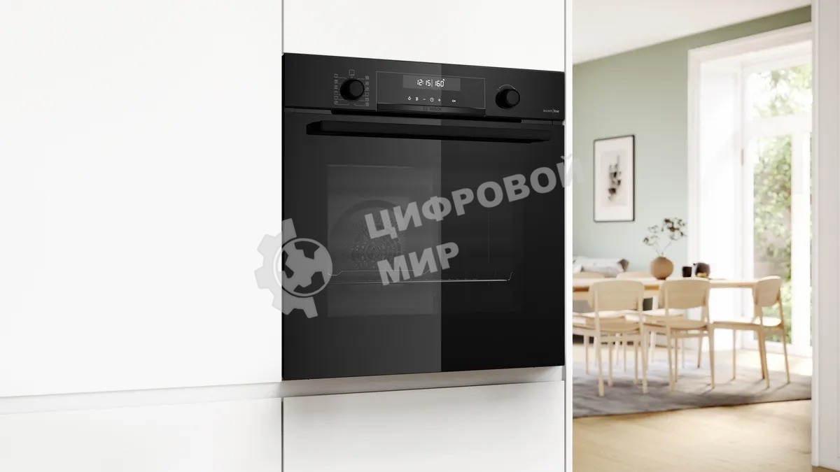 Духовой шкаф электрический Bosch HBG478CB3 черный
