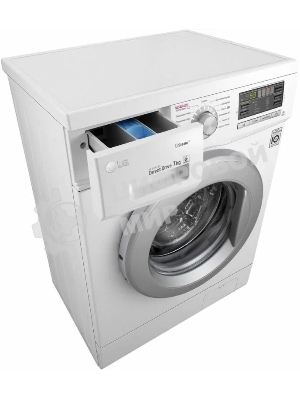 Стиральная машина LG F1296HDS1 белый, загрузка фронтальная 7 кг, 1200 об/мин., класс: А