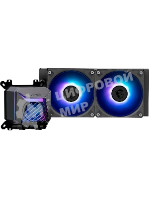 Система жидкостного охлаждения MSI MAG CORELIQUID A15 240 черный 120мм алюминий+медь 2050rpm 28.7db 4-pin