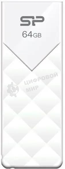 Флешка USB Silicon Power USB 64Gb Ultima U03 SP064Gb,UF2U03V1W USB 2.0, белый