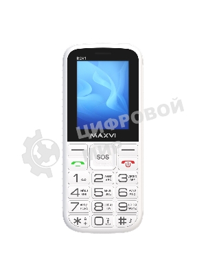 Мобильный телефон Maxvi B241 белый