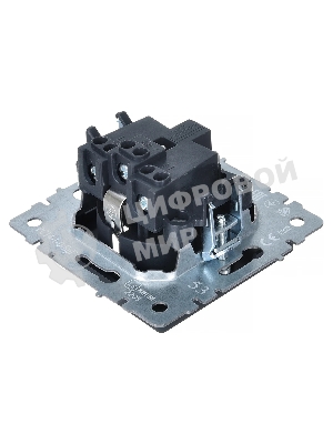 Розетка 1-местная IEK BRITE 16А РС14-1-0-БрГ с заземлением, с защитными шторками, 16А, графит