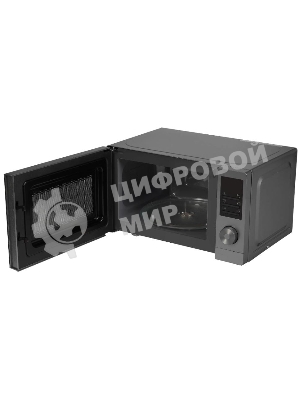 Микроволновая печь Gorenje MO20A3T4 серый/черный, 20 л, 700 Вт, переключатели - поворотный механизм