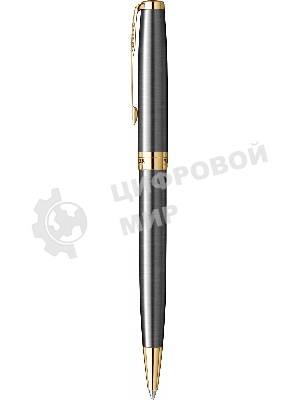 Ручка шариковая Parker Sonnet Grey Core GT (2213679) M, черные чернила, подарочная коробка