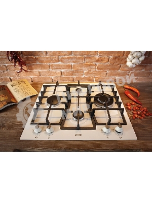 Газовая варочная панель Gorenje GW6D42CLI слоновая кость