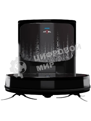 Робот-пылесос Atvel R80 Base черный, 2600 мА*ч Li-Ion, уборка влажная/сухая, пылесборник контейнер 0.34 л