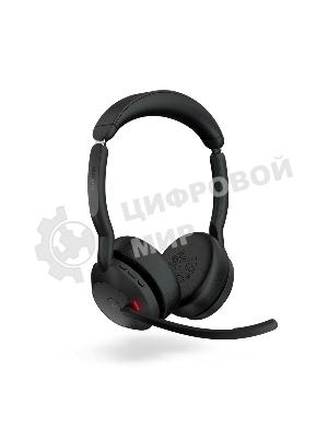 Гарнитура Jabra Evolve2 55 чёрный, беспроводная, Bluetooth, до 16 ч