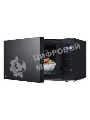 Микроволновая печь LG MS2032GAS черный 20 л, 700 Вт, переключатели - сенсор