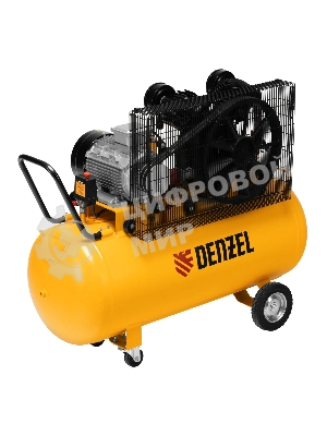 Компрессор воздушный Denzel рем. привод BCV 5500-T/200, 5,5 кВт, 200 литров, 850 л/мин