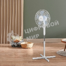 Вентилятор напольный Coolfort CF-2029 40Вт скоростей:3 белый