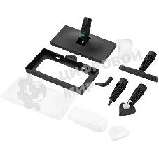 Швабра паровая Kitfort КТ-1078 черный/бирюзовый