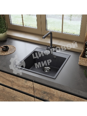 Кухонная мойка Maunfeld Perla 505 MFQS-505DGR темно-серый