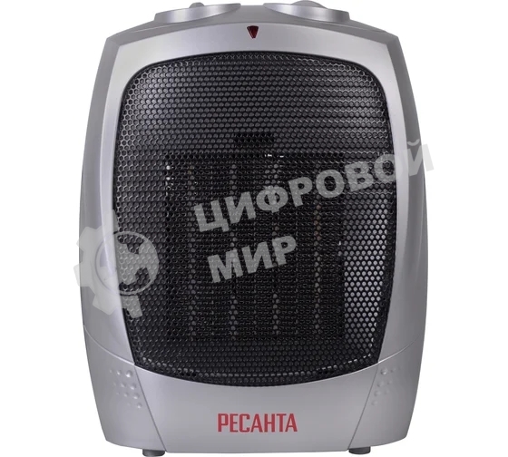 Тепловентилятор Ресанта ТВК-1, серебристый, 900/1800 Вт, 18 м2, термостат 67/2/3