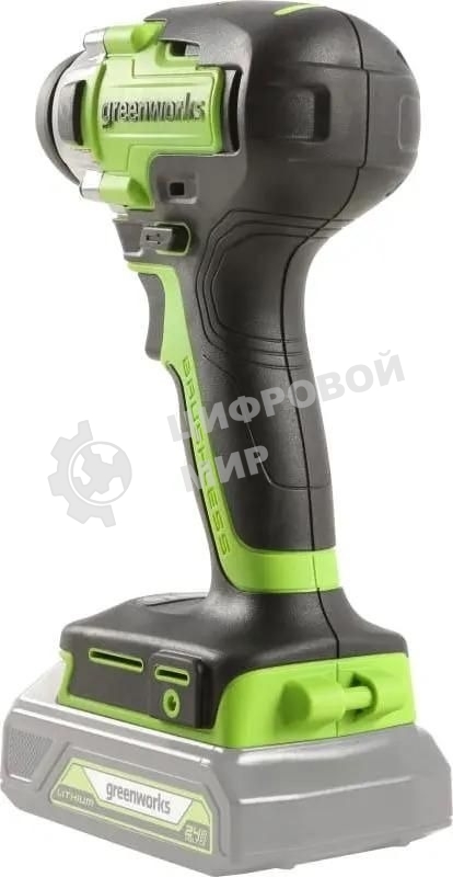 Винтоверт ударный аккумуляторный GreenWorks GD24ID3, 24V, бесщеточный, без АКБ и ЗУ (3802807)