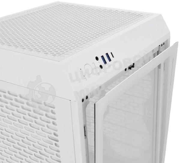Компьютерный корпус Thermaltake The Tower 200 белый без БП miniITX 11x120мм 5x140мм 2xUSB 3.0 1xUSB3.1 audio bott PSU